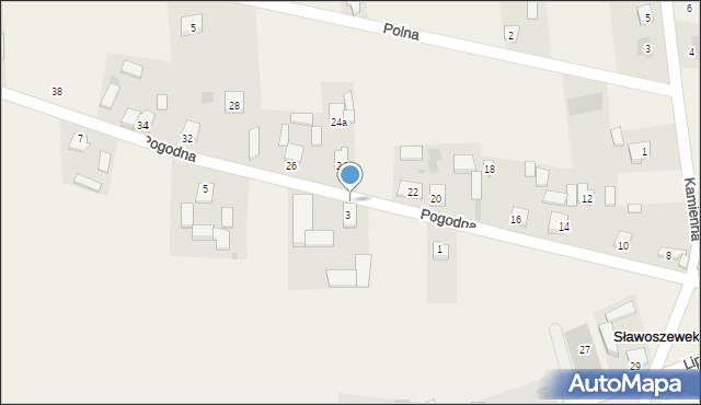 Sławoszewek, Sławoszewek, 18, mapa Sławoszewek