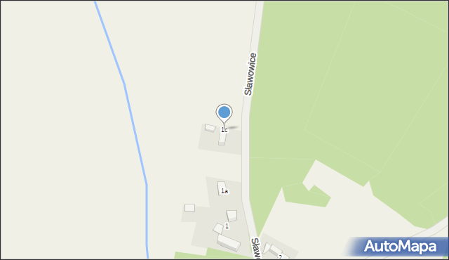 Sławowice, Sławowice, 1c, mapa Sławowice