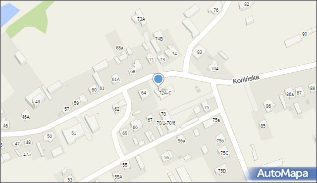 Sławsk, Sławsk, 72a, mapa Sławsk