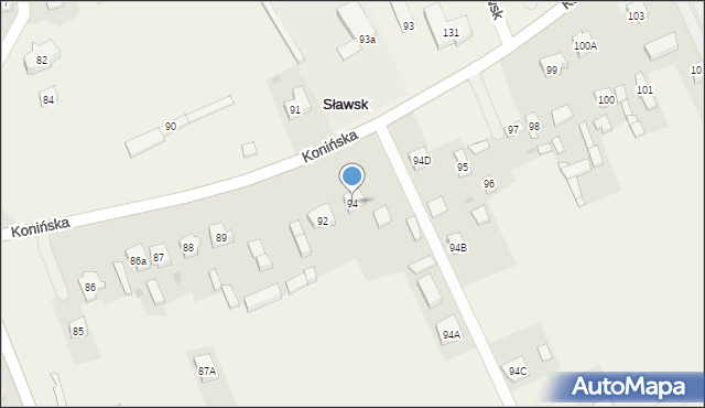 Sławsk, Sławsk, 94, mapa Sławsk