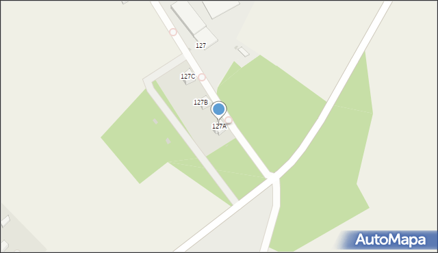 Sławsko, Sławsko, 127A, mapa Sławsko