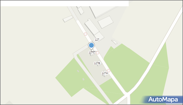 Sławsko, Sławsko, 127C, mapa Sławsko