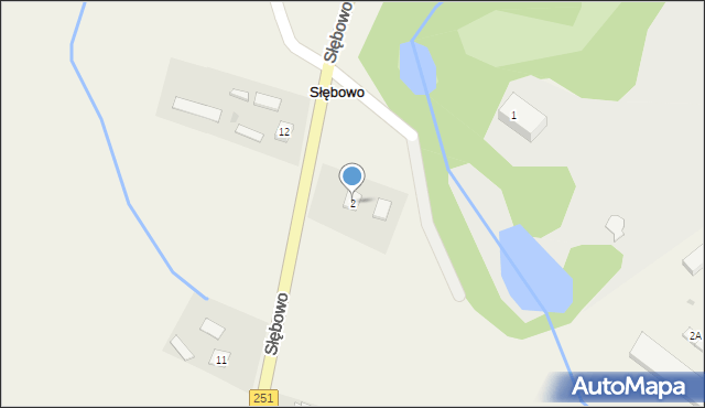 Słębowo, Słębowo, 2, mapa Słębowo