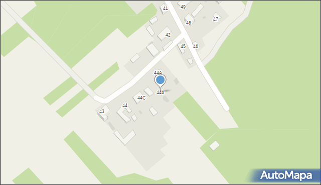 Ślęcin, Ślęcin, 44b, mapa Ślęcin