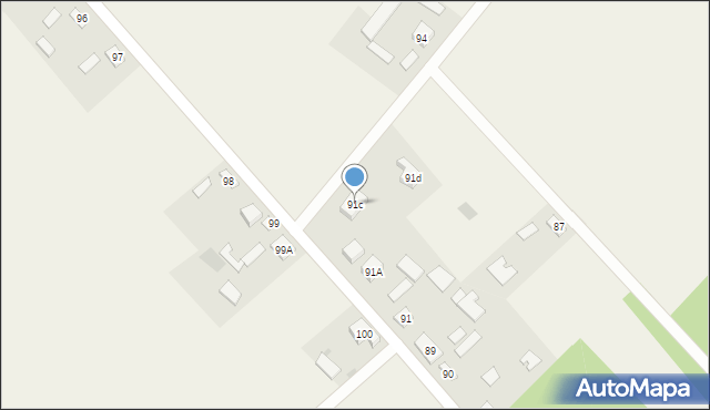 Ślęcin, Ślęcin, 91c, mapa Ślęcin
