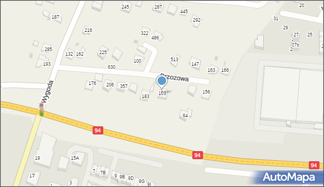 Śledziejowice, Śledziejowice, 103, mapa Śledziejowice