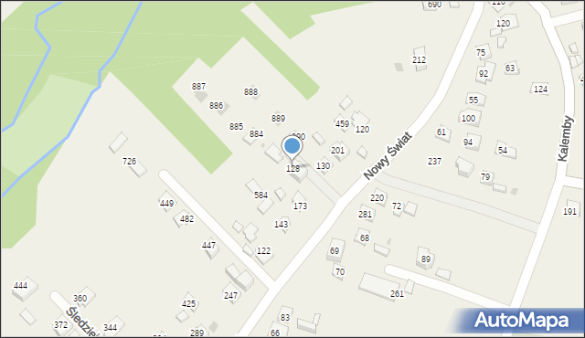 Śledziejowice, Śledziejowice, 128, mapa Śledziejowice