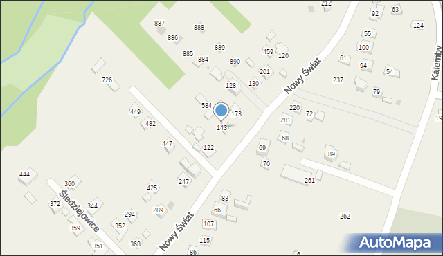 Śledziejowice, Śledziejowice, 143, mapa Śledziejowice