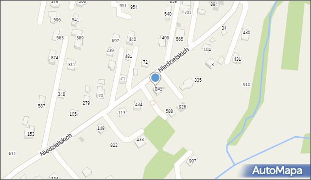 Śledziejowice, Śledziejowice, 241a, mapa Śledziejowice