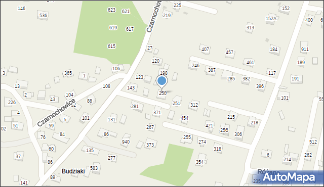 Śledziejowice, Śledziejowice, 250, mapa Śledziejowice
