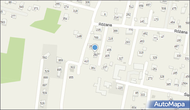 Śledziejowice, Śledziejowice, 291, mapa Śledziejowice