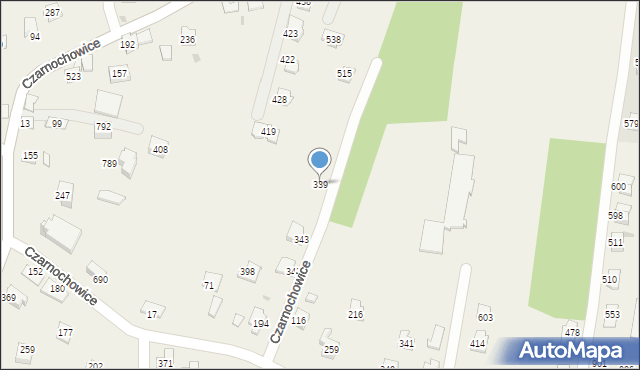 Śledziejowice, Śledziejowice, 339, mapa Śledziejowice