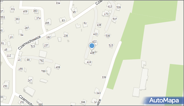 Śledziejowice, Śledziejowice, 428, mapa Śledziejowice