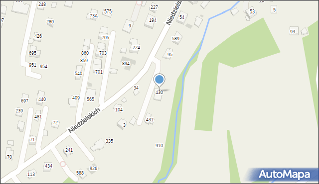 Śledziejowice, Śledziejowice, 430, mapa Śledziejowice
