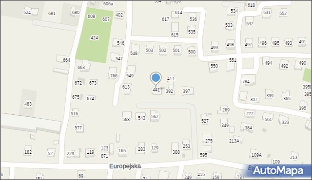 Śledziejowice, Śledziejowice, 441, mapa Śledziejowice