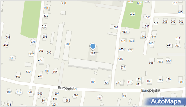 Śledziejowice, Śledziejowice, 483, mapa Śledziejowice