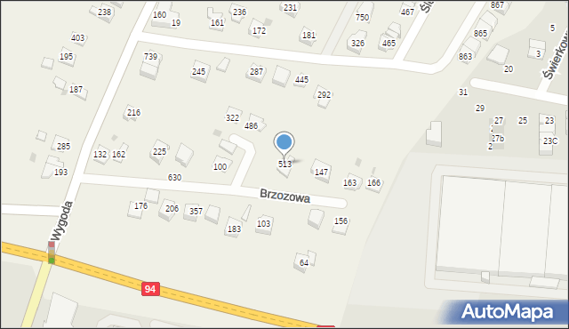 Śledziejowice, Śledziejowice, 513, mapa Śledziejowice