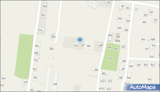 Śledziejowice, Śledziejowice, 525, mapa Śledziejowice