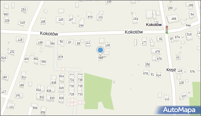 Śledziejowice, Śledziejowice, 545, mapa Śledziejowice