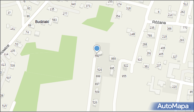 Śledziejowice, Śledziejowice, 592, mapa Śledziejowice