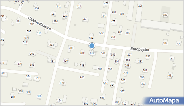 Śledziejowice, Śledziejowice, 612, mapa Śledziejowice