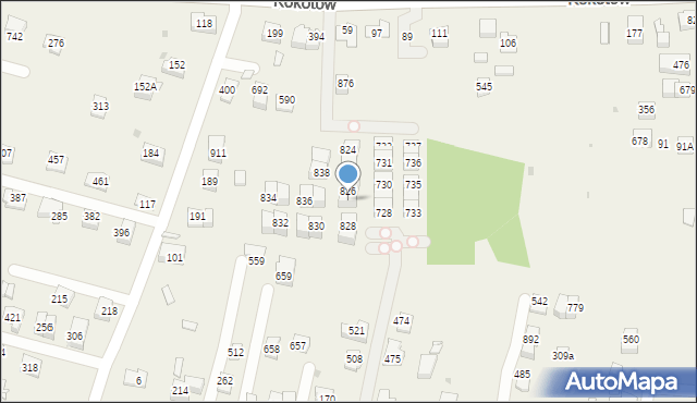 Śledziejowice, Śledziejowice, 827, mapa Śledziejowice