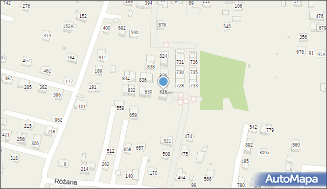 Śledziejowice, Śledziejowice, 829, mapa Śledziejowice