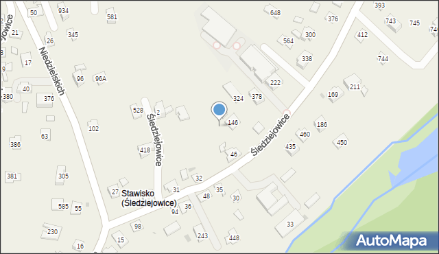 Śledziejowice, Śledziejowice, 933, mapa Śledziejowice