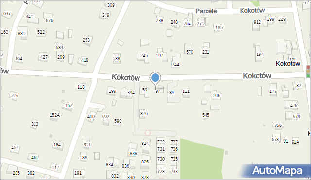 Śledziejowice, Śledziejowice, 97A, mapa Śledziejowice