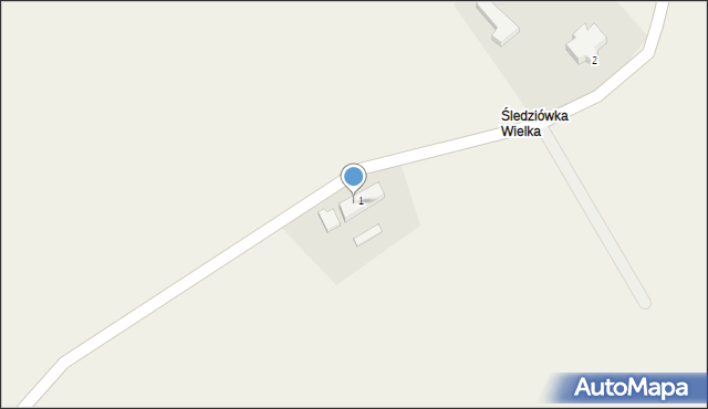 Śledziówka, Śledziówka, 1/3, mapa Śledziówka