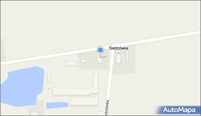 Śledziówka, Śledziówka, 7, mapa Śledziówka