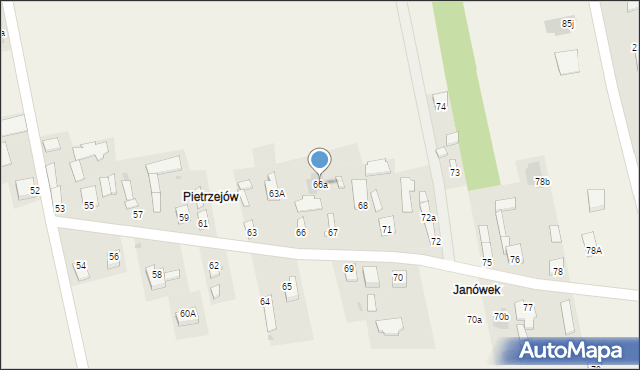Ślepowron, Ślepowron, 66a, mapa Ślepowron