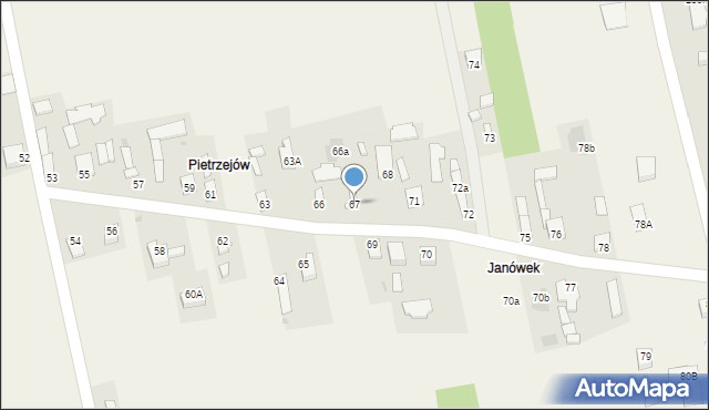 Ślepowron, Ślepowron, 67, mapa Ślepowron