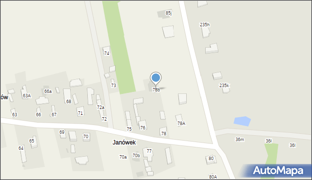 Ślepowron, Ślepowron, 78b, mapa Ślepowron