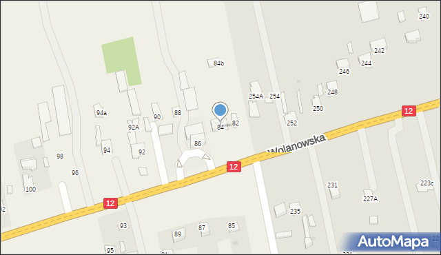 Ślepowron, Ślepowron, 84, mapa Ślepowron