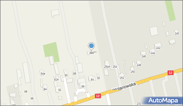 Ślepowron, Ślepowron, 84b, mapa Ślepowron