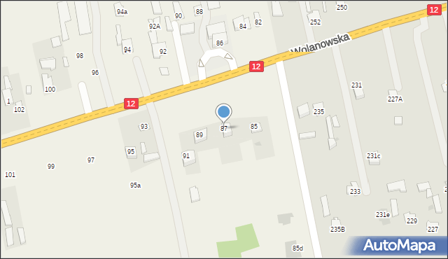 Ślepowron, Ślepowron, 87, mapa Ślepowron