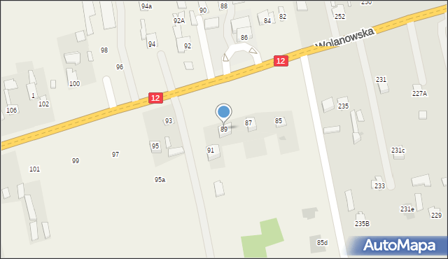 Ślepowron, Ślepowron, 89, mapa Ślepowron