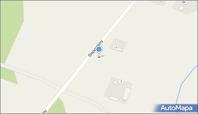 Ślepowrony, Ślepowrony, 4a, mapa Ślepowrony