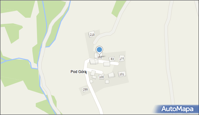 Śleszowice, Śleszowice, 102, mapa Śleszowice