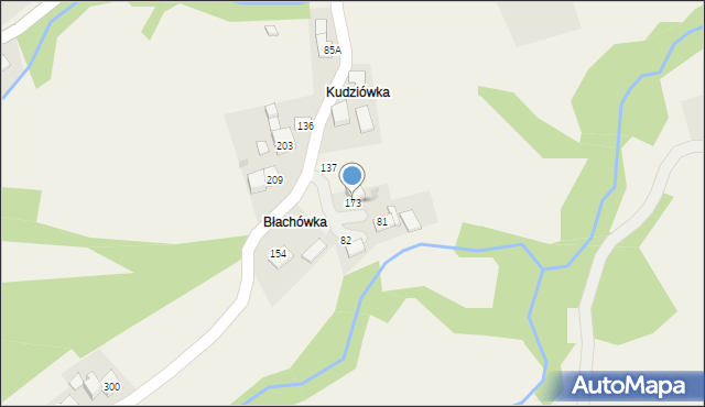 Śleszowice, Śleszowice, 173, mapa Śleszowice