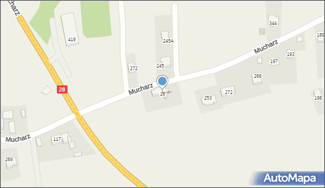 Śleszowice, Śleszowice, 18, mapa Śleszowice