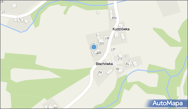 Śleszowice, Śleszowice, 210, mapa Śleszowice