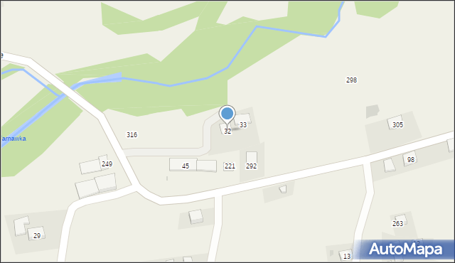 Śleszowice, Śleszowice, 32, mapa Śleszowice