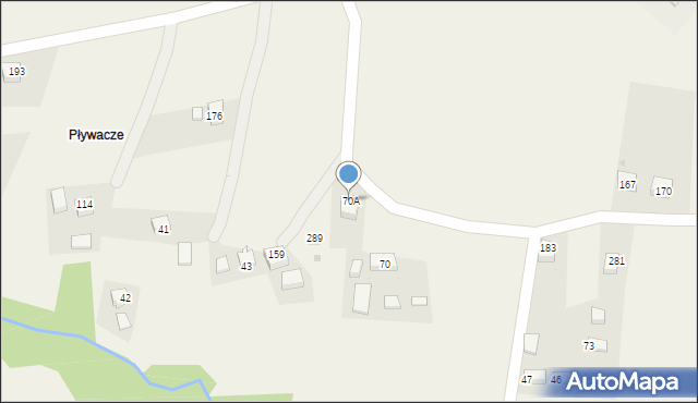 Śleszowice, Śleszowice, 70A, mapa Śleszowice