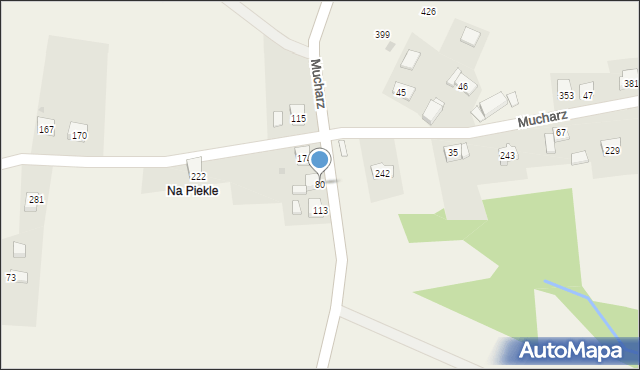 Śleszowice, Śleszowice, 80, mapa Śleszowice