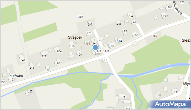 Śleszowice, Śleszowice, 91, mapa Śleszowice