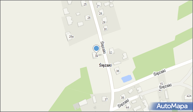 Ślęzaki, Ślęzaki, 34, mapa Ślęzaki