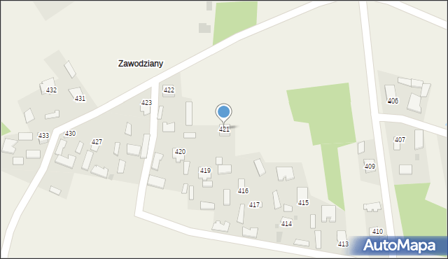 Ślęzaki, Ślęzaki, 421, mapa Ślęzaki