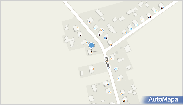 Ślęzaki, Ślęzaki, 7, mapa Ślęzaki